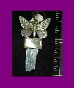 Silver Butterfly and Kayanite  $39.00