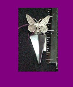 Silver Butterfly and Hemitate $30.00
