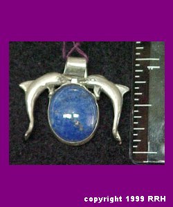 Lapis and twin dolphins  $43.00